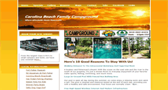 Desktop Screenshot of carolinabeachfamilycampground.com